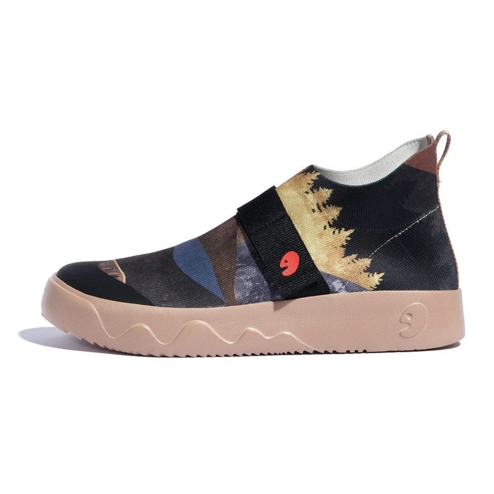 UIN Men's Shoes Slip On Knitted Comfort Sneaker(Fuerteventura - Nature Mood) - Picture 2 of 8